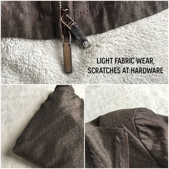 Giorgio Armani Jacquard Zipper Jacket Blazer - Picture 7 of 8